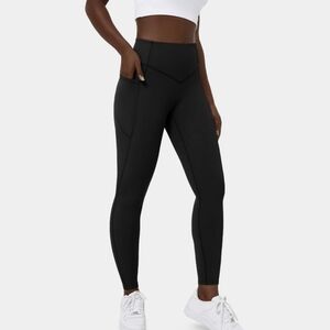 Halara Ultra sculpt High-Waist Black Performance Leggings with Side Pocket SZ M